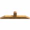 Ekena Millwork Portland Rough Sawn Timber Gable Bracket, Western Red Cedar, 60"W x 17"H x 4"D x 6"F, 7/12 Pitch GBW060X17X0406POR00RWR - alternate 5